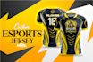 design esports shirts custom gaming merchandise design for you