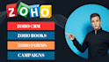 automate your business with zoho one, zoho CRM,campaigns and forms