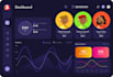 do clean dashboard, web application, admin panel UI design