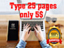 manual type, retype, pdf to word, fast typing, your typist