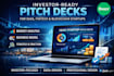 craft an executive level pitch deck for serious investors