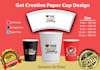 do premium quality paper cup and mug design
