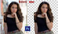 remove background 50 images in white or transparent