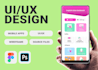 do mobile ui ux design app ui ux design for you with figma