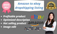 do amazon to ebay dropshipping listings autods