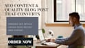 write unique and SEO optimized articles and blogs