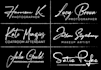 do digital handwriting signature logo