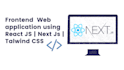 build react js or next js with tailwind CSS and material UI