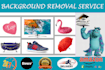 do super fast background removal service