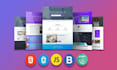use HTML, CSS, reactjs to create high quality website design