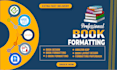 book editing and book formatting for amazon kdp and ingram hardcover