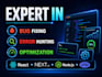 fix bugs, ai integrate, SEO, process automation,
