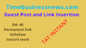 guest post and link building on timebusinessnewscom