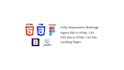 design html css bootstrap jquery responsive website