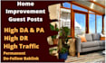 home improvement guest posts on high authority home improvement blogs