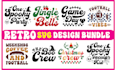 creative retro wavy typography svg t shirt design for your etsy