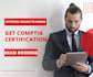 provide the comptia online training and material