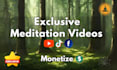 create exclusive meditation videos with binaural beats and solfeggio frequencies