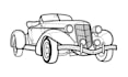 create car silhouette for custom metal art