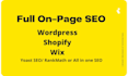 complete website on page SEO, technical optimization service of wordpress site