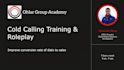 run cold calling training and roleplay