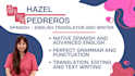 write and translate texts in spanish and english