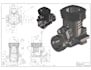 make 2d drawings, 3d mechanical parts and component designs