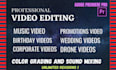 do premium quality professional video editing