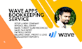 do accounting and bookkeeping using wave apps