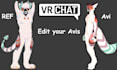 edit your vrchat avatars