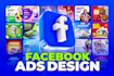 do high converting facebook ads design and banner ads design