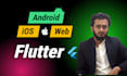 develop android, ios and web app using flutter