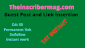 guest post and link building on theinscribermagcom