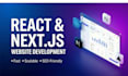 build a modern website using react or nextjs with API integration