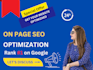 do on page SEO optimization for your website