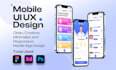 do mobile app ui ux design, website ui ux design, figma design, saas dashboard