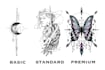 make a geometric tattoo design
