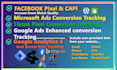 setup google ads enhanced conversion tracking, ga4 serverside tracking with GTM