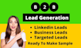 do b2b lead generation, b2b leads for your targeted niche or industries