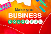 create your eye catchy social media posts, letterheads and business cards