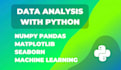 do data analysis projects using pandas, numpy and matplotlib