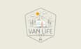 illustrate a van life logo for you
