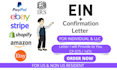 get your sole and llc ein tax id with confirmation letter