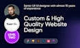design custom, creative and high quality website UX UI