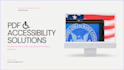 manually test the PDF, and fix all accessibility issues