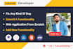 fix, develop php laravel web application