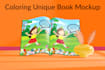 create coloring story book and cover illustration for amazon