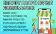 setup profitable shopify website or shopify store design