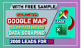 do yellow pages, yell, google maps and web data scraping