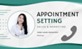 do appointment setting and sales lead generation